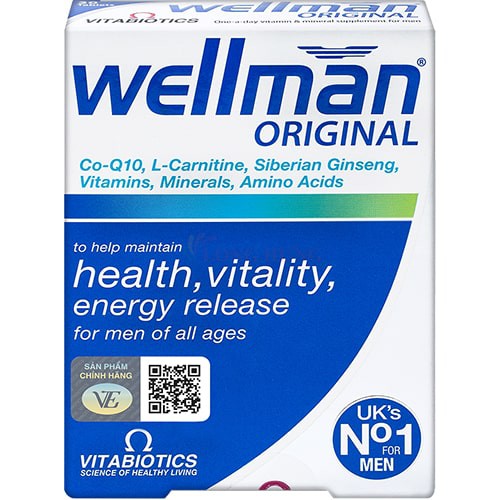 Vitamin tổng hợp dành cho nam giới Vitabiotics Wellman Original