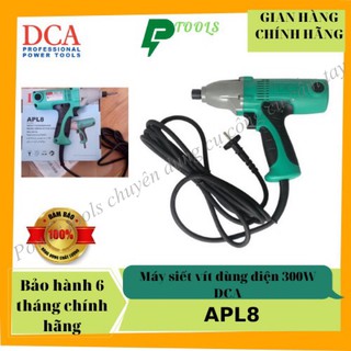 Máy siết vít bằng điện công suất 300w dca apl8 , máy vặn vít cầm tay điện áp 220v-50hz tốc độ không tải 0-2200 lần/phut