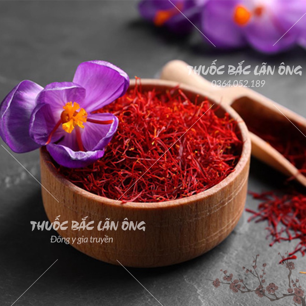Nhụy hoa nghệ tây saffaron Bahraman ( Trà nhụy hoa nghệ tây mật ong, kỷ tử dưỡng nhan)