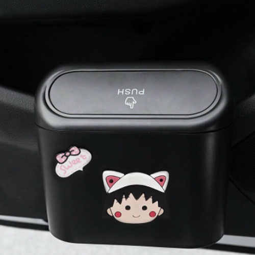 Thùng rác mini có nhiều hình icon ngộ nghĩnh để trên ô tô xe hơi