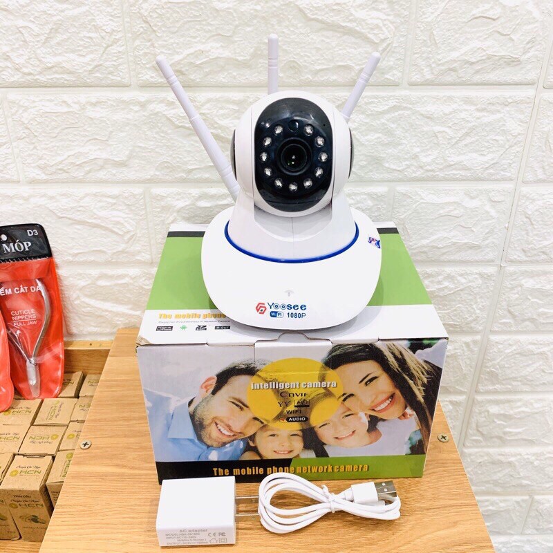 Camera Wifi Không dây Yoosee 3 Râu 1080P