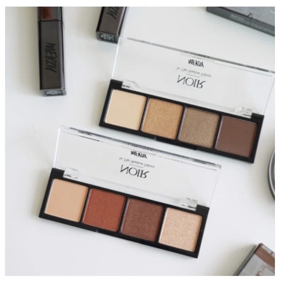 Bảng Phấn Mắt 4 Ô Merzy Noir In The Shadow Palette 6.7g