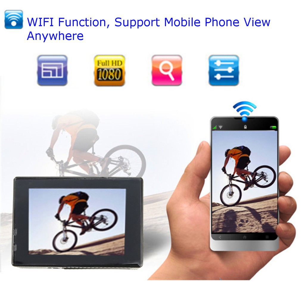 Camera hành trình gopro chống thấm nước 1080p 4k wifi | BigBuy360 - bigbuy360.vn