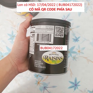 Nho Khô Sunview Raisins 425g
