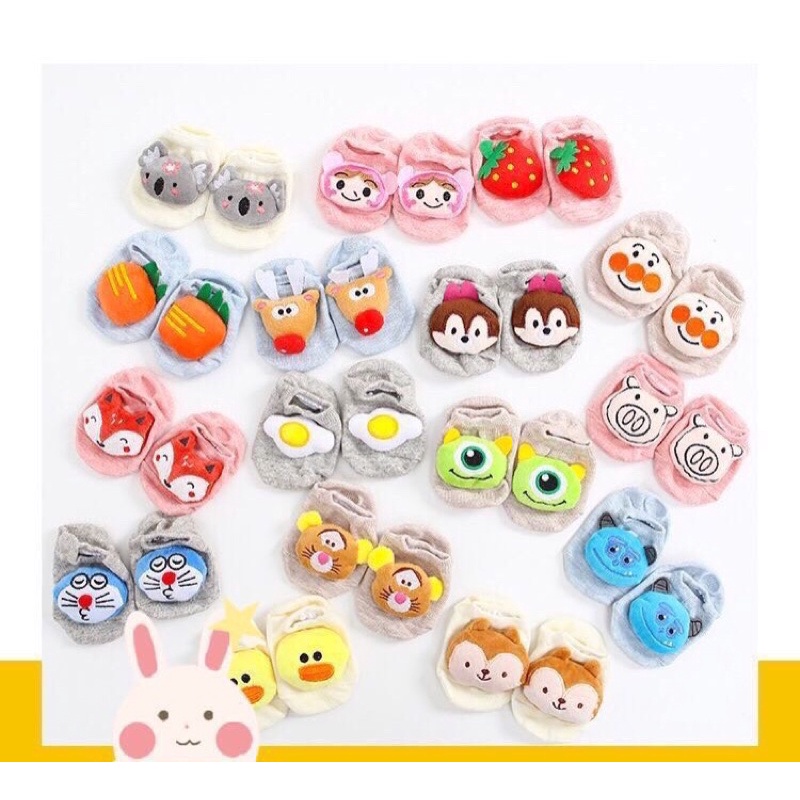 Tất, vớ hình thú 4D siêu cute cho bé 0-12 tháng