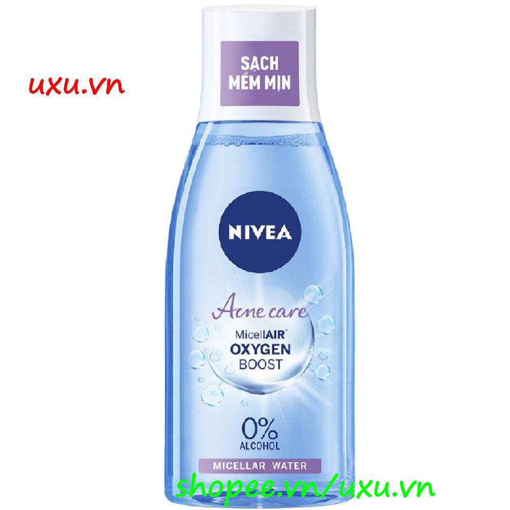 Nước Tẩy Trang 125Ml Nivea Tím Cho Da Mụn Acne Care Make Up Clear Micellar Water, Với uxu.vn Tất Cả Là Chính Hãng.