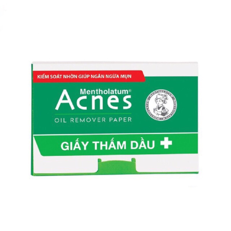 Giấy Thấm Dầu Acnes Oil Remover Paper Gói 100 tờ cho da mặt, mũi  giảm nhờn, ngừa mụn Acness từ Nhật Bản