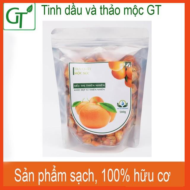 [SP Cao Cấp] - Trà Quất vàng thái lát sấy khô mộc sắc gói 100g