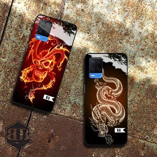 Ốp lưng kính cường lực Oppo A54 ( 4G ) hình rồng nam tính