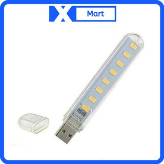 Đèn led USB 8 bóng, đèn led mini siêu sáng tiện lợi