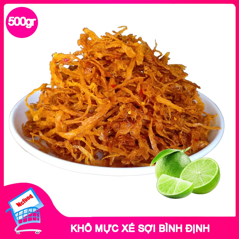 [Freeship] Khô Mực Xé Sợi Cay 500G Siêu Ngon - Đặc Sản Bình Định | BigBuy360 - bigbuy360.vn