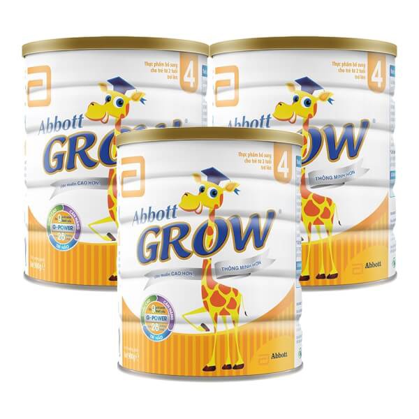 Sữa Bột Hươu Cao Cổ Abbott Grow Số 4 900g - Giúp Trẻ Phát Triểu Chiều Cao Tối Ưu