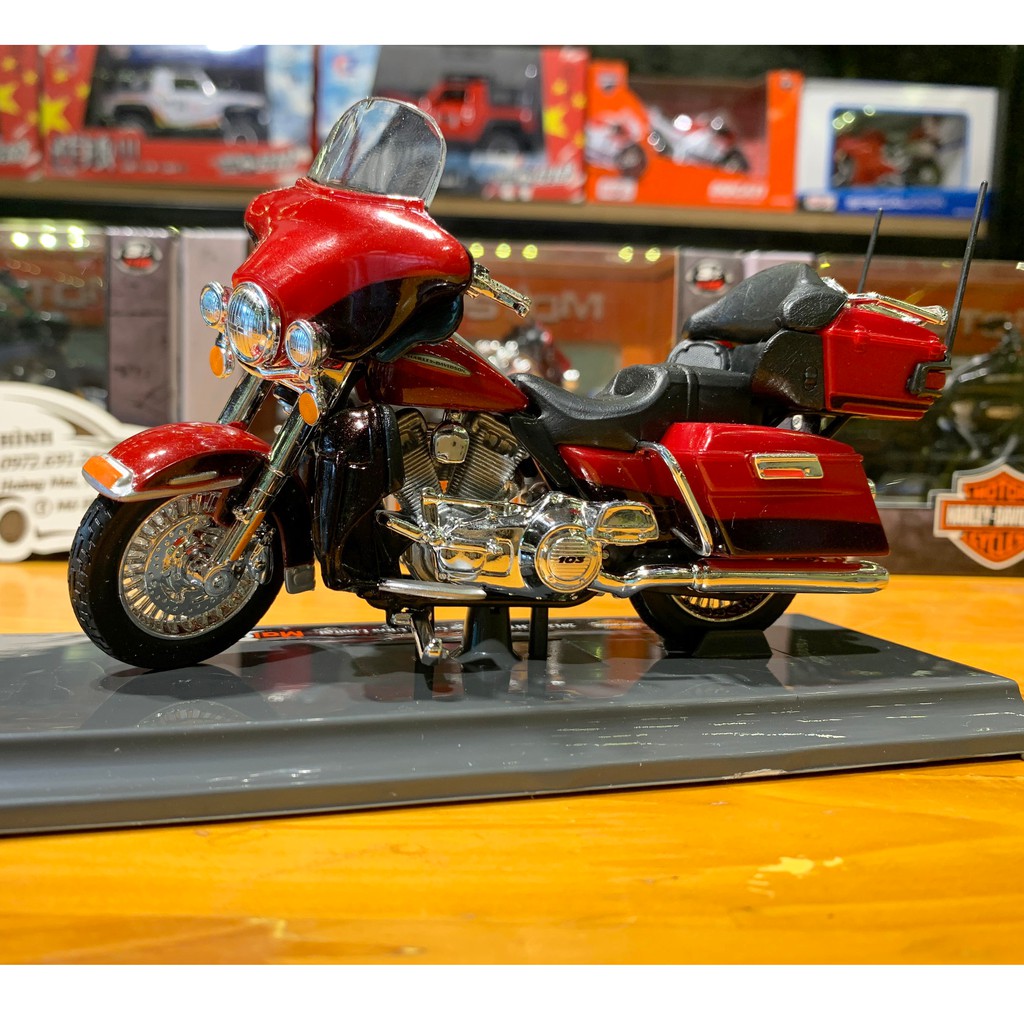 Mô hình xe HARLEY DAVIDSON FLHTK ULTRA LIMITED tỉ lệ 1:18 hãng Maisto