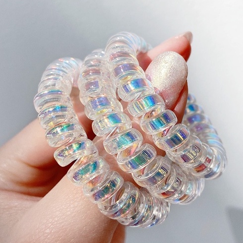 Dây Buộc Tóc Cao Su Dày Mặt Nhám Không Đường May Phong Cách Hàn Quốc Cho Nữ