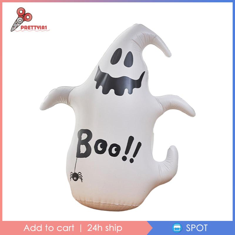 [Prettyia1] Đèn LED Bơm Hơi Trang Trí Sân Vườn Phong Cách Halloween Kèm Điều Khiển Từ Xa