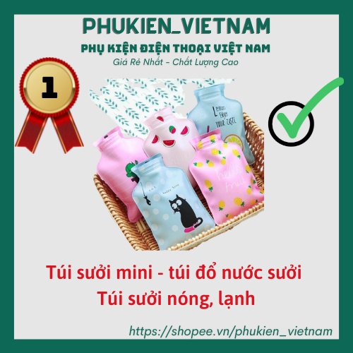 Túi sưởi kute dễ thường chườm nóng, lạnh