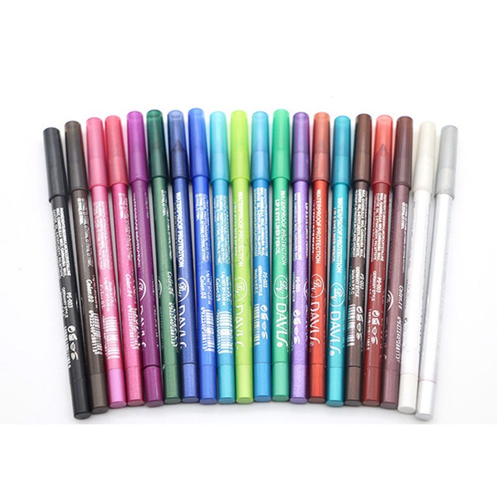 [Hàng mới về] Set 2 bút kẻ mắt lâu trôi chống nước với nhiều màu xinh xắn hợp thời trang