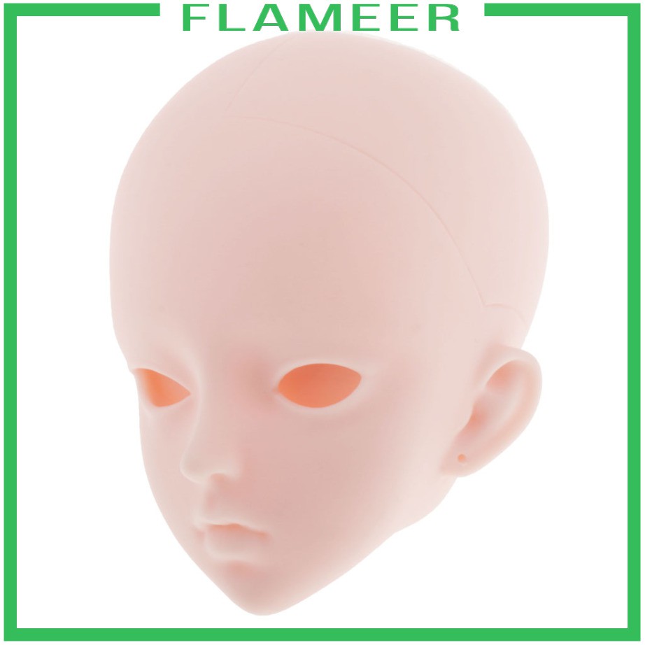 Đầu Búp Bê Nữ Bằng Nhựa 60cm 1 / 3 OB DIY