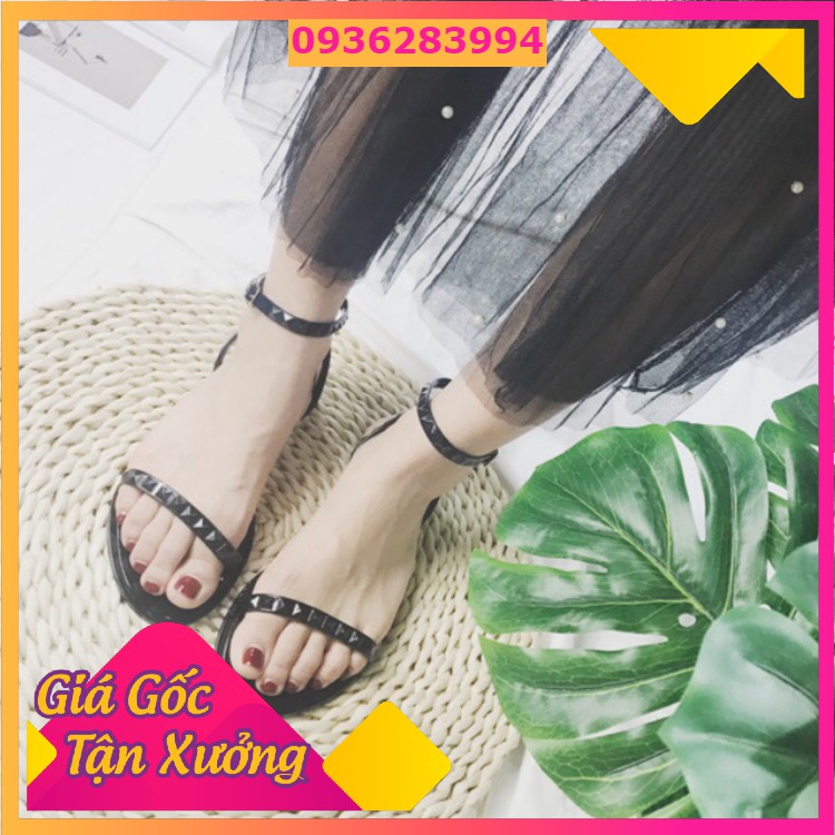 Dép Sandal nhựa siêu dẻo (đi mưa thoải mái, phom to các bạn đặt lùi 1 size nhé)