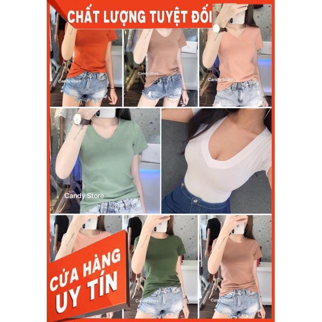 Áo thun trơn tôn dáng- vải đẹp- Hình shop chụp thật