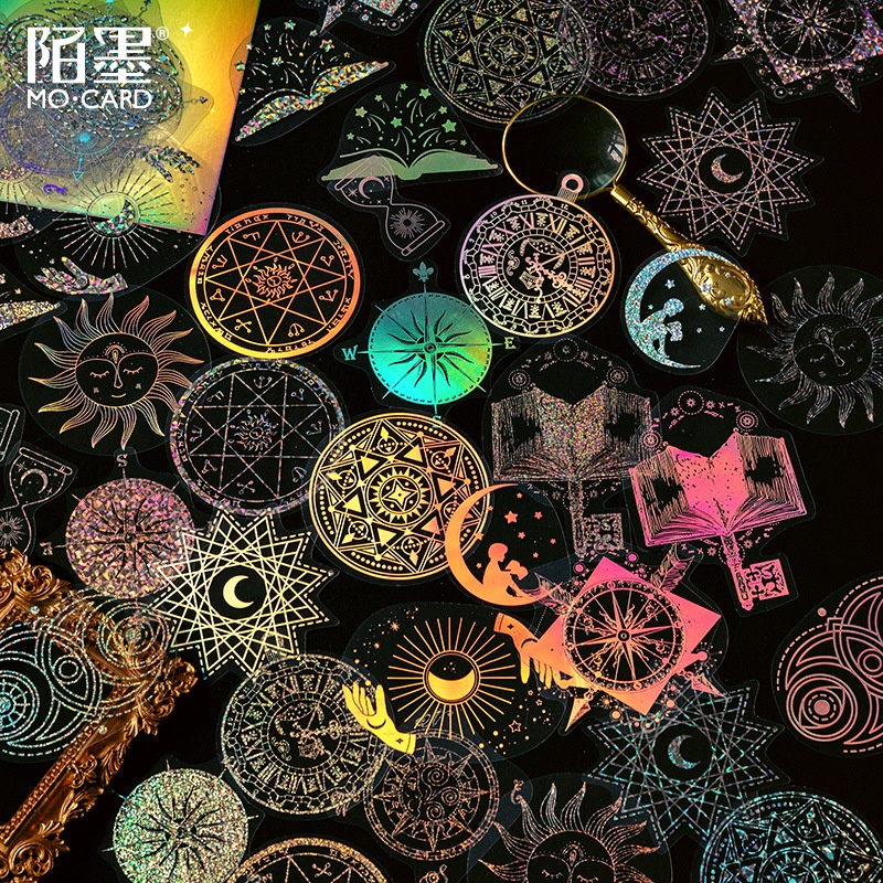 Set 45 Tấm Sticker Pet Dán Trang Trí Sổ Lưu Niệm