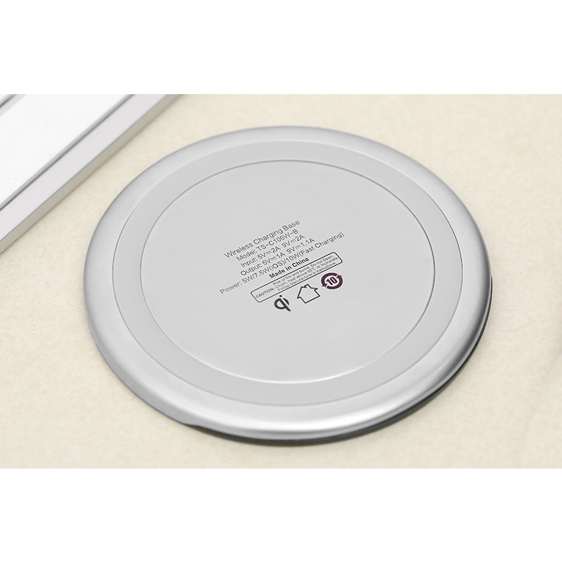 Đế sạc không dây Qi 10W Xmobile TS-C106W-B - Hàng qua sử dụng