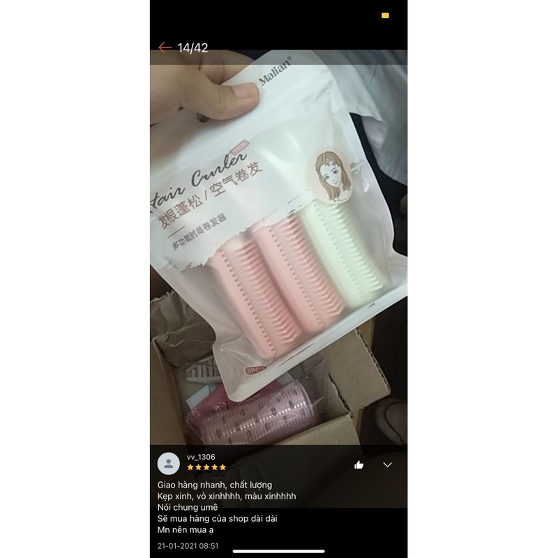 Kẹp Uốn Phồng Chân Tóc Hàn Quốc (Mua 6c Tặng Búi Tóc Dễ Thương Trị Giá 5k)