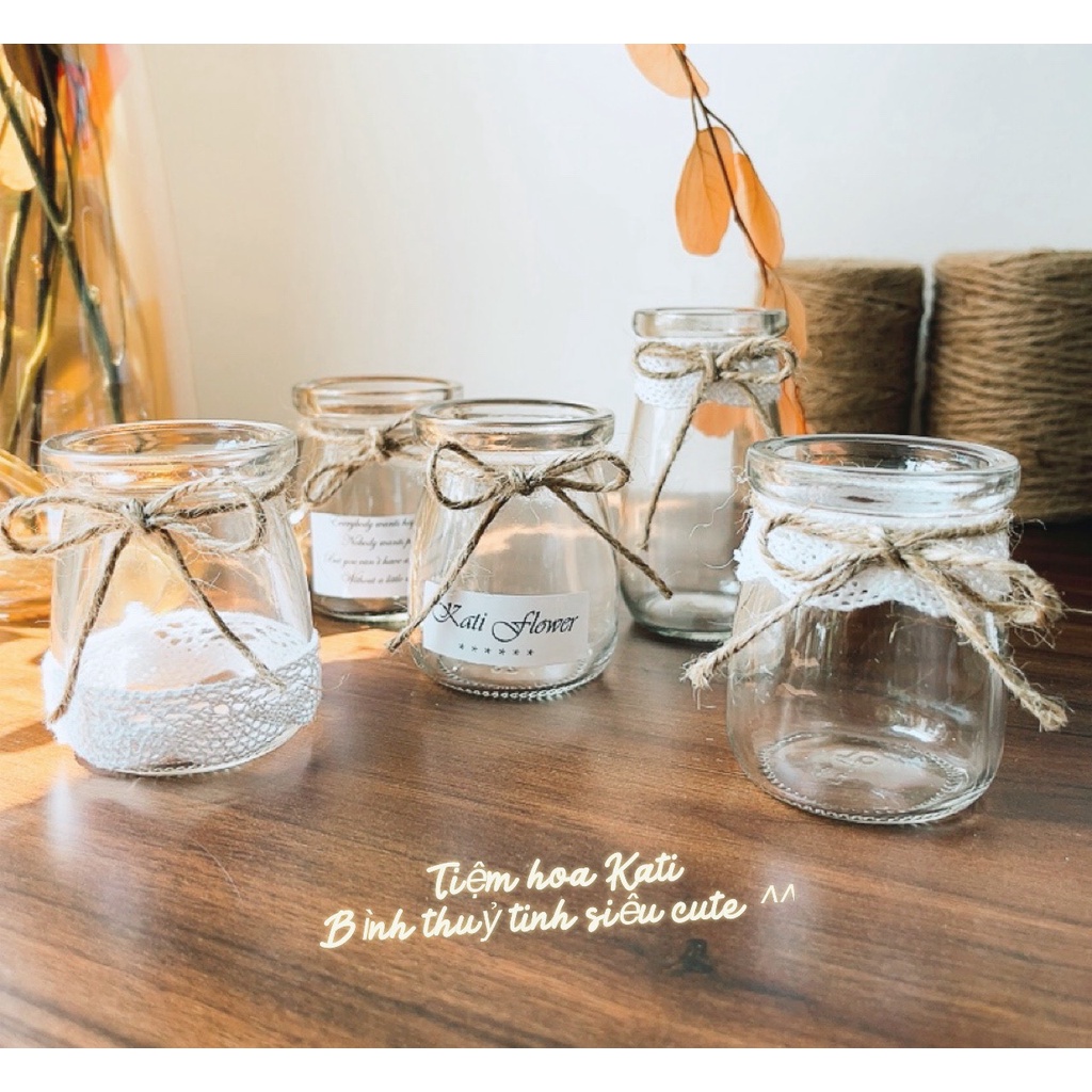 BÌNH THỦY TINH MINI - bình cắm hoa trang trí - decor- bình hoa - lọ hoa