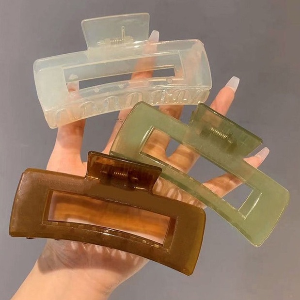 Kẹp Tóc Cỡ Lớn Màu Sắc Kẹo Ngọt Phong Cách Hàn Quốc Thời Trang Mùa Hè Dành Cho Nữ