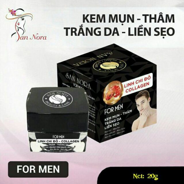 Kem Mụn Thâm Trắng da Liền sẹo dành cho Nam