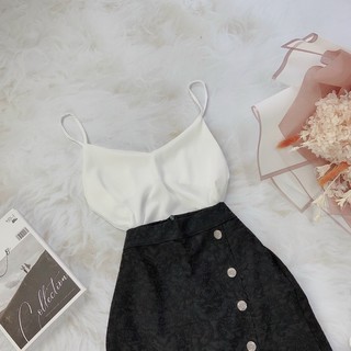 CHÂN VÁY ĐUÔI CÁ DÀI 😍Đuôi cá nút dọc hót mẫu 2