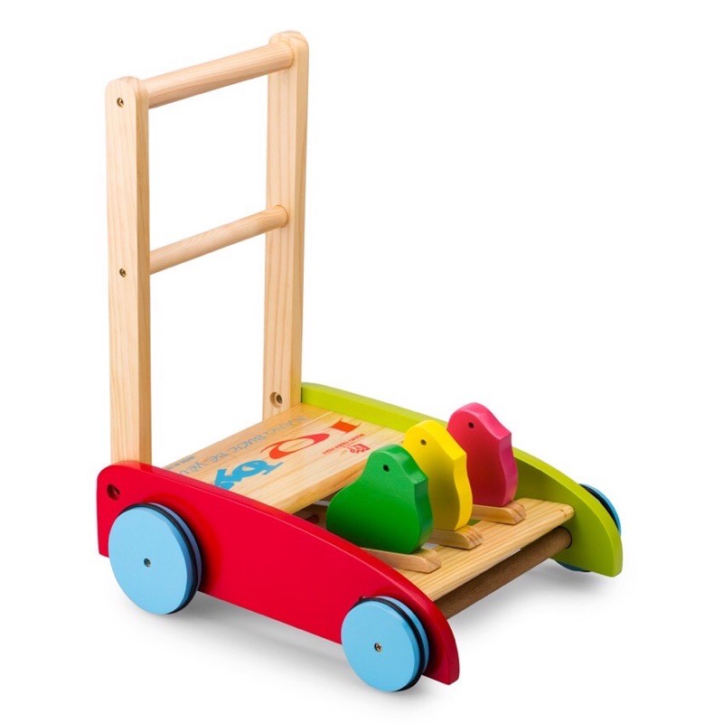 Xe tập đi gỗ 3 xon gà cho bé
