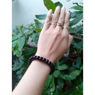 Combo 20 dây cột tóc lò xo màu đen (loại to 5cm)