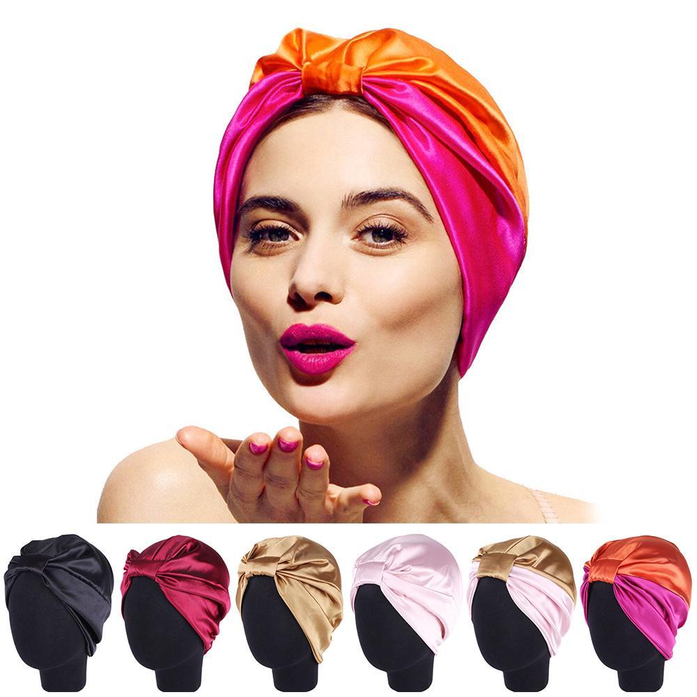 Mũ Turban Thắt Nút Thời Trang Khi Ngủ