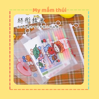 [ Sẵn ] 🥦Túi zip đựng bút , mĩ phẩm🥦