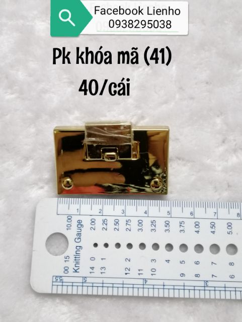 Khóa gập túi xách