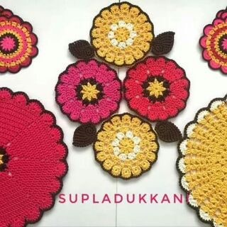 Lót ly bằng len - ảnh sản phẩm shop