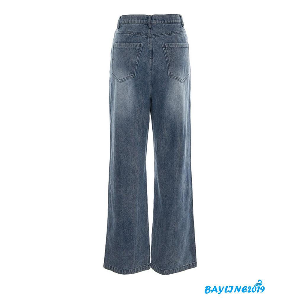 Quần Jeans Nữ Rách Gối Thời Trang Cá Tính