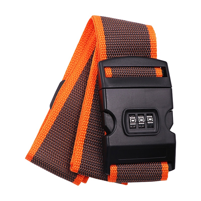 Dl Dây Đai Cố Định Hành Lý Hình Chữ Thập Có Khóa Mật Khẩu Co Giãn