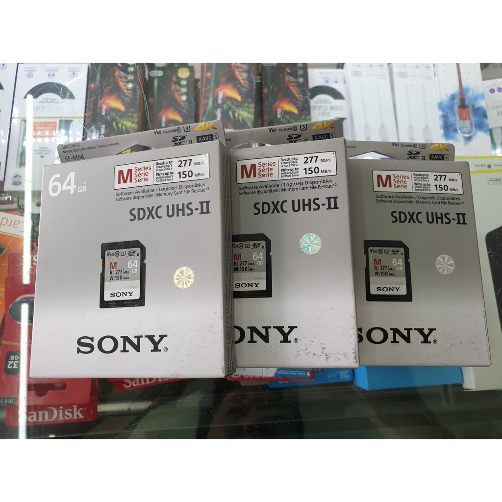 Sony SDXC 64GB 277MB/s (150MB/s) (SF-M64/T2) | BigBuy360 - bigbuy360.vn