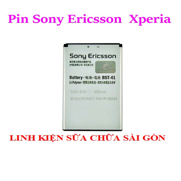 Pin Sony Ericsson Xperia X10,