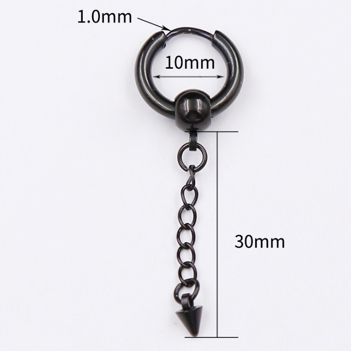 Bông Tai Nam Tòn Ten Titan TT 1468 - 1 cặp