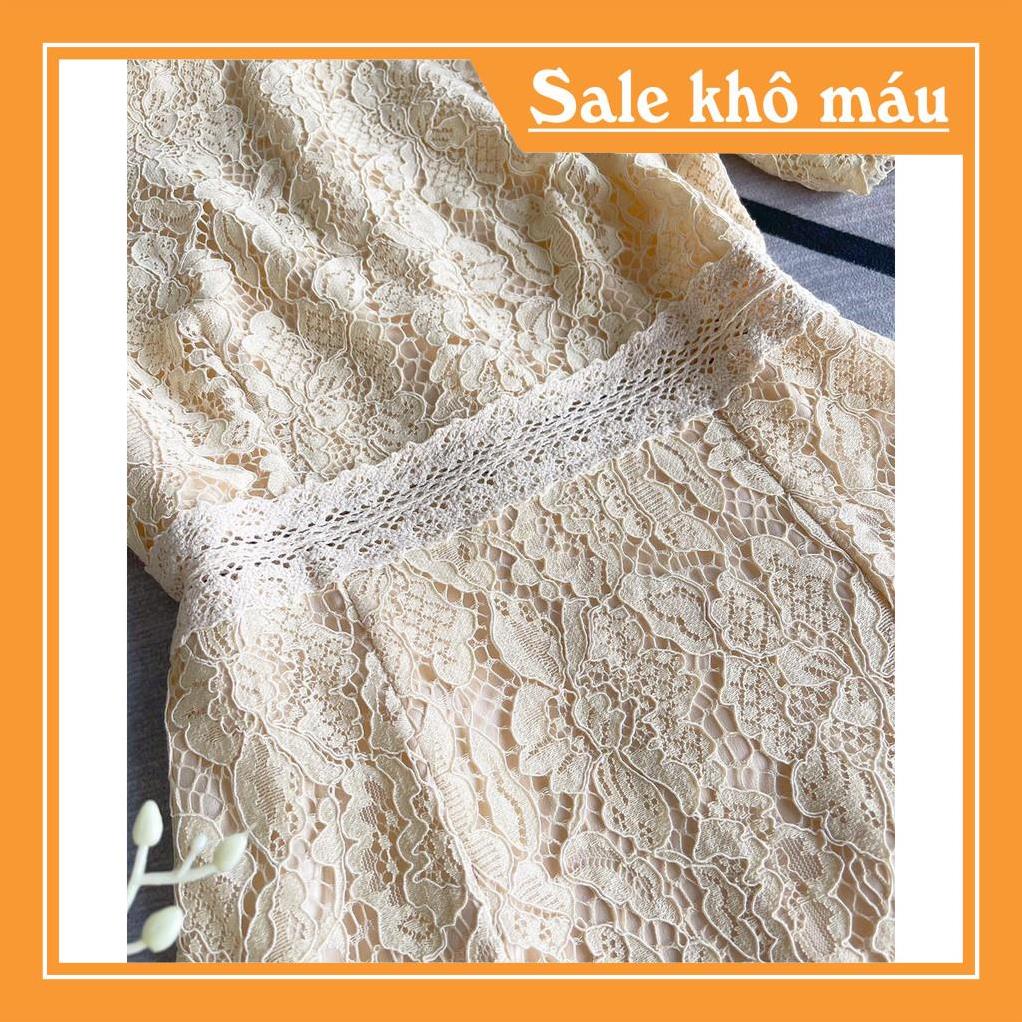Đầm thiết kế dáng dài cổ tròn tay bồng V1840  - Đầm thiết kế dáng dài cổ tròn tay bồng ❤️NMC SHOP❤️