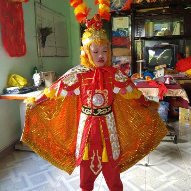 Trang phục TỀ THIÊN ĐẠI THÁNH cho trẻ em cao cấp