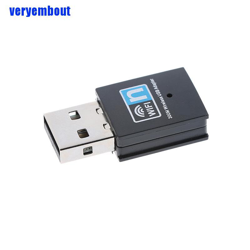 Usb Wifi 300Mbps Wlan Adapter 802.11 b / g / n Mạng LAN
