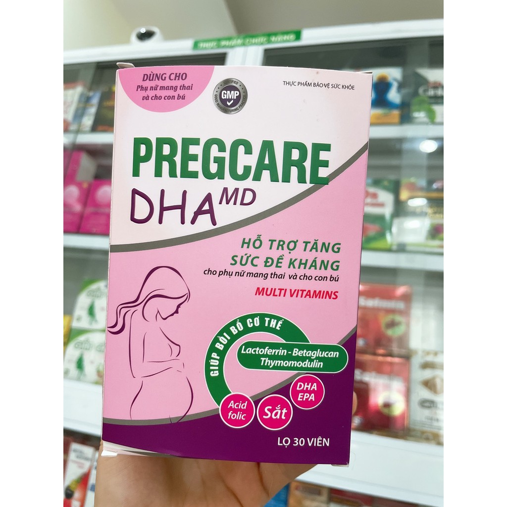 Viên uống bổ bầu PRECARE DHA - Tăng cường sức đề kháng bổ sung vitamin, khoáng chất cho phụ nữ mang thai và cho con bú