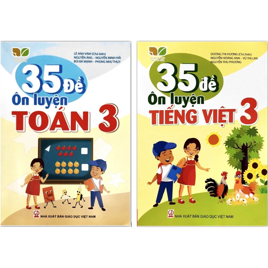Sách - Combo 35 đề ôn luyện và phát triển Toán - Tiếng Việt lớp 3