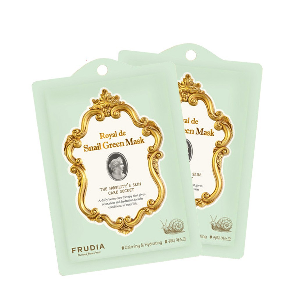 Mặt Nạ Frudia Royal De Snail Green Mask Ốc Sên Hoàng Gia 20ml