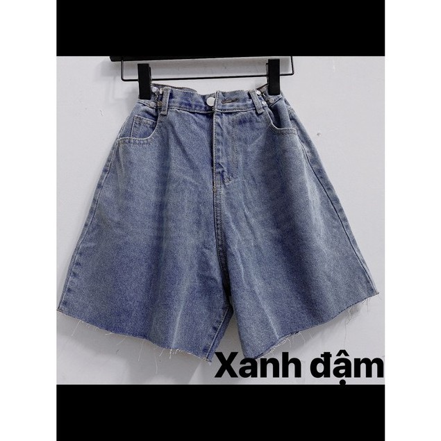 Quần Short Jean Cài Eo YAYSHOP chất mềm mịn Form siêu xinh ( unisex)