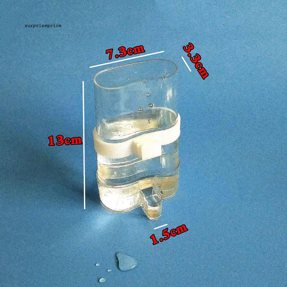 Bình đựng thức ăn/nước uống tự động treo lồng chim cảnh tiện dụng